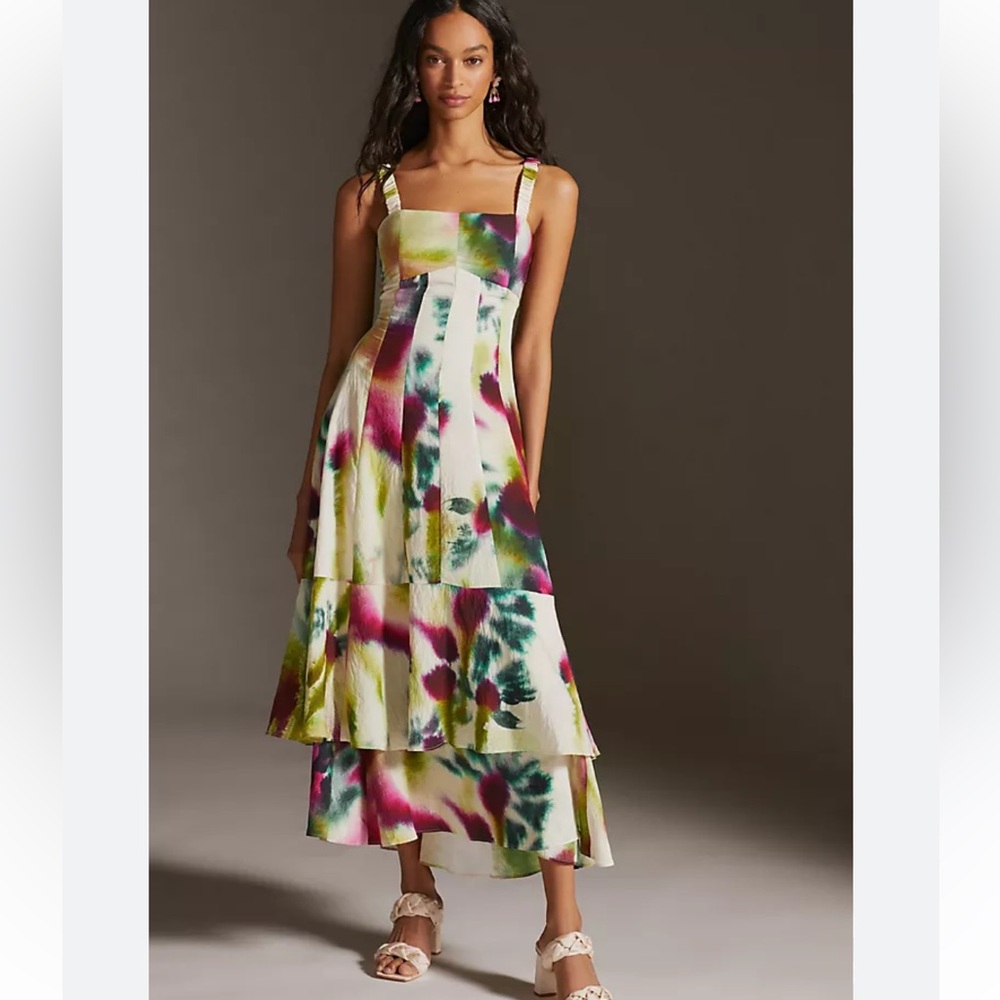 Anthropology 2 Tier Maxi Dress
